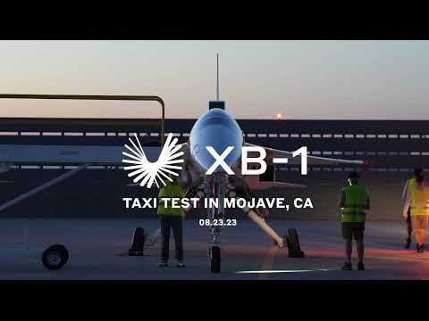XB-1 Taxi Testing: August 23, 2023