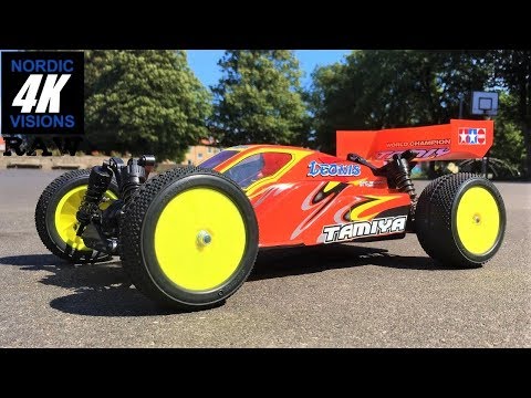 Tamiya Tuesdays in 4K: SPEED TEST! Brushed 540-J & Tamiya DB-02 Leonis 1/10 4WD Buggy 58507!