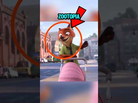 DID YOU NOTICE THIS DETAIL IN ZOOTOPIA? 🤔