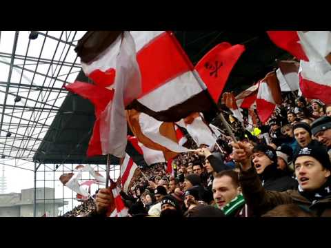 FC St. Pauli vs. Dynamo Dresden / 12.2.2017 / Das Herz von St.Pauli / Mannschaftsaufstellung