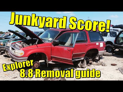 Junkyard Explorer 8.8 Diff Removal - 3.73 Limited Slip Score!!