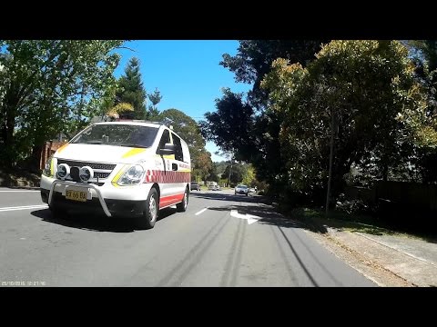 BX66BA Ambulance Tries to MGIF Cyclist