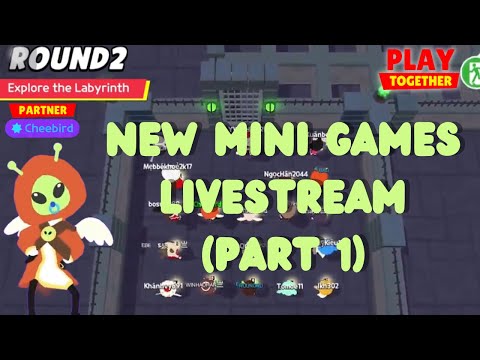 NEW MINI GAMES, GAMEPARTY (Trying Out for the First Time), PART 1 I PLAY TOGETHER GAME