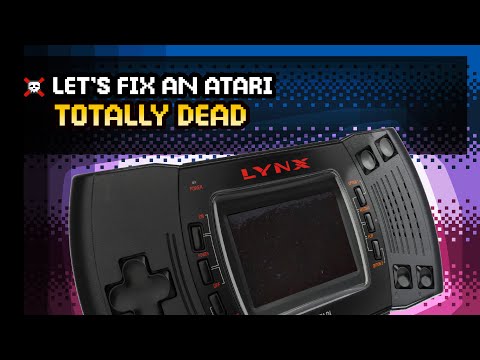 Can We Fix A Dead Atari Lynx ? (No Power)