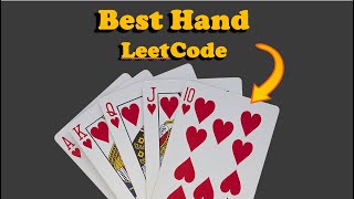 YouTube video 'Mastering LeetCode: Best Poker Hand Question 2347'
