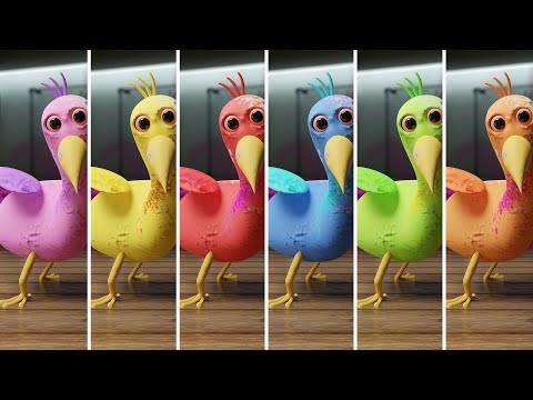 Garten of Banban: Opila Bird Characters Workshop Animations