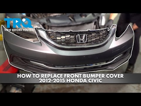 How to Replace Front Bumper Cover 2012-2015 Honda Civic