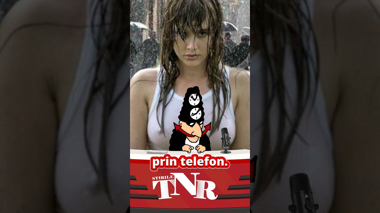 Femeie alergând prin ploaie în tricou, văzută de 400.000 de şoferi