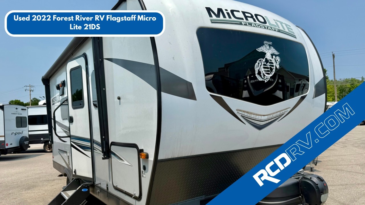 A photo of this 2022 Forest River Rv Flagstaff Micro Lite 21DS