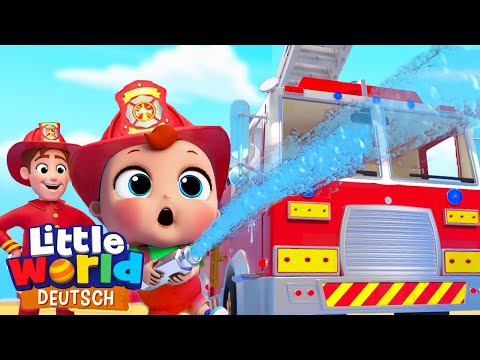 Tatü tata die Feuerwehr ist da! | Kinderlieder für Kleinkinder | Little World Deutsch