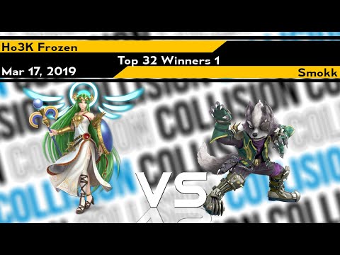 [Smash Ultimate] Collision 2019 (Top 32) Ho3K Frozen (Palutena) vs Smokk (Wolf)