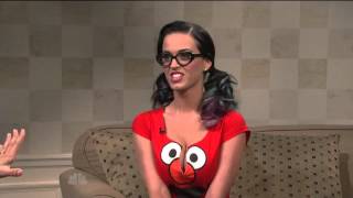 Katy Perry Elmo Shirt With Her Big Boobs On SNL