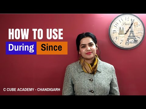How to Use Since and During | Learn Prepositions in English Grammar Class - CCube Academy IELTS
