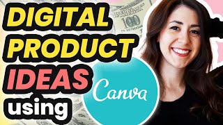 Create Digital Products to Sell Online with CANVA | Passive Income on Etsy with Digital Downloads