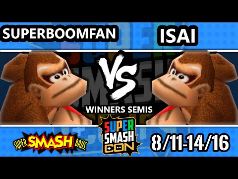 SSC 2016 Smash 64 - SuPeRbOoMfAn (Falcon, DK, Yoshi) Vs. Isai (Pikachu, DK, Link, Mario) - SSB64 WS