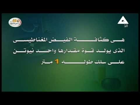 فيزياء 3 ثانوي ( القوة التي يؤثر بها المجال المغناطيسي على سلك ) أ نبيل عبد العزيز 16-10-2019