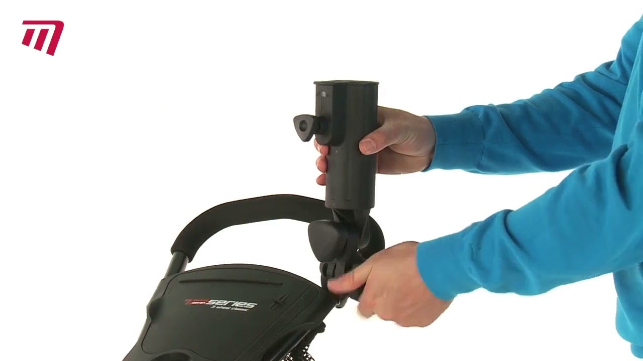 Watch video Golf Umbrella Holder For Universal Attachment | Golf-Xpress Now Golf Umbrella Holder For Universal Attachment | Golf-Xpress