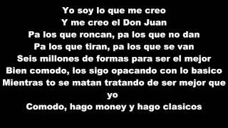 Daddy yankee bien comodo con letra