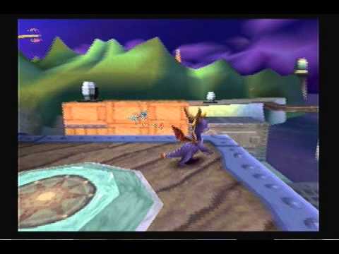 Spyro The Dragon 120% Walkthrough Part 31 - Gnasty's World + Gnorc Cove