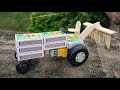 Matchbox Se Farmer Tractor Kaise Banaye How To Make A Tractor With Matchbox Matchbox Diy Craft
