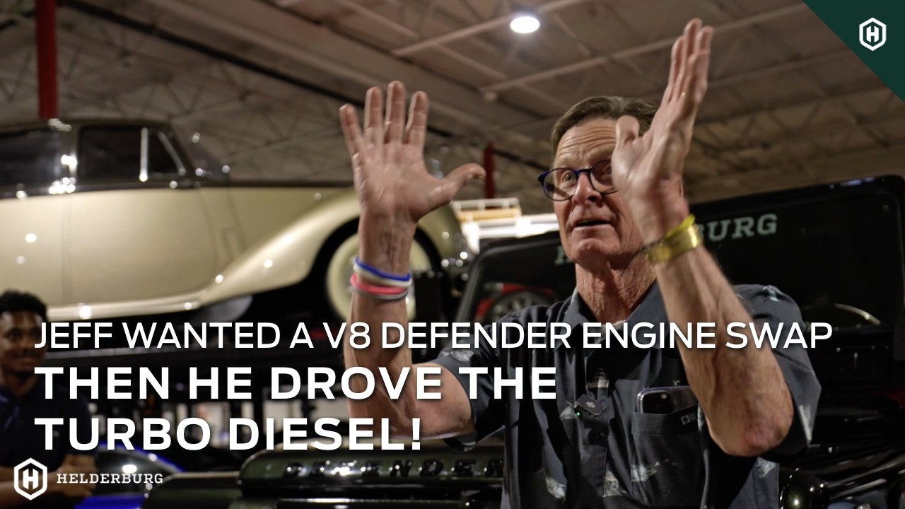 Jeff Wanted a V8 Defender Engine Swap, Then He Drove the Turbo Diesel! — YouTube thumbnail