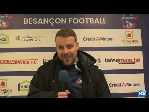 Romain Pogeant ( Besançon Football / ASM Belfort ) : " J'ai apprécié les attitudes de mes joueurs "