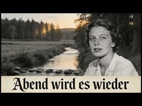 Abend wird es wieder 🎶 Deutsches Volkslied Abendlied
