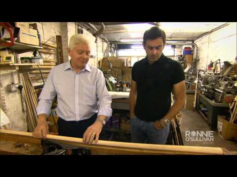 How Parris Cues are made including Ronnie O'Sullivan's Cue