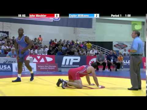 98 KG Finals (2 of 2) - John Wechter vs. Caylor Williams