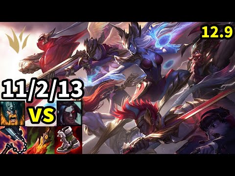Olaf Jungle vs Kayn - EUW Master | Patch 12.9
