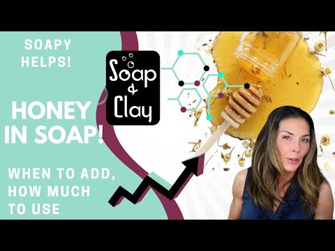 Honey in soap? Add to lye, oils, or traced batter? | Day 333/365