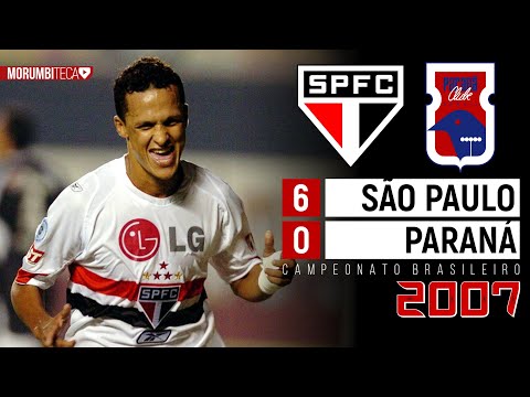 São Paulo 6x0 Paraná - 2007 - ALOISIO, SOUZA, DAGOBERTO AND THE NIGHT OF GREAT GOALS!