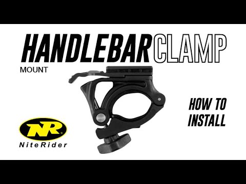 NiteRider® Lumina™ Handlebar Clamp Mount for Bike Headlight How to Install