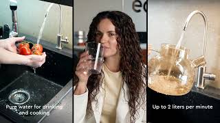 De l'eau pure au quotidien avec l'osmoseur Ecosoft CROSS MAX