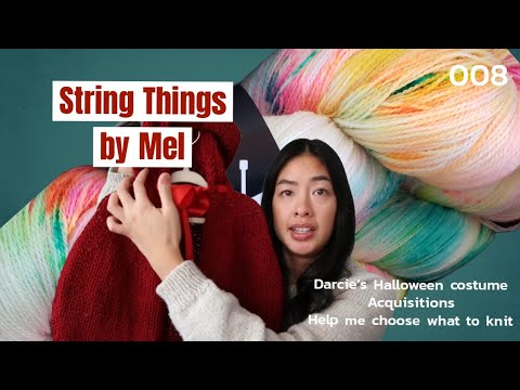 String Things (008) - Halloween knit // Acquisitions // I don't know which WIP to focus on