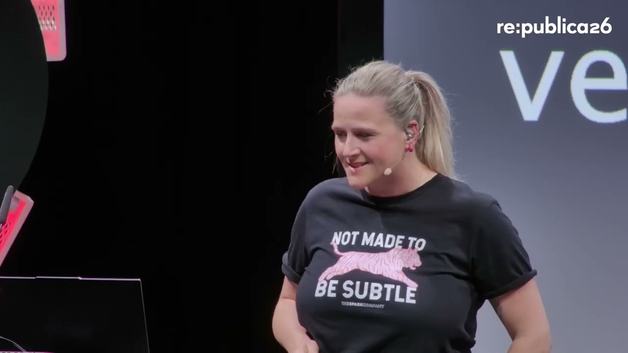 re:publica 26: Marisa Tschopp – Verliebt in KI? Die Zukunft von Mensch-Maschine Beziehungen