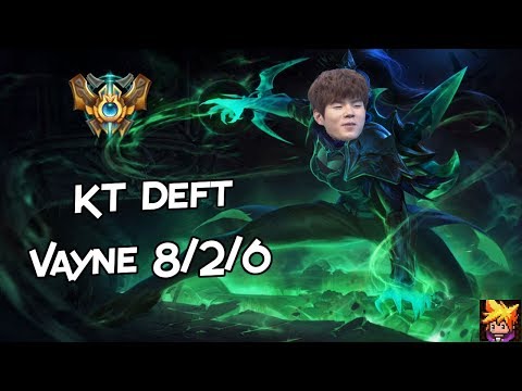 KT Deft Vayne vs EDG Meiko Alistar - Patch 7.15 Bot Lane Korean Challenger Stream
