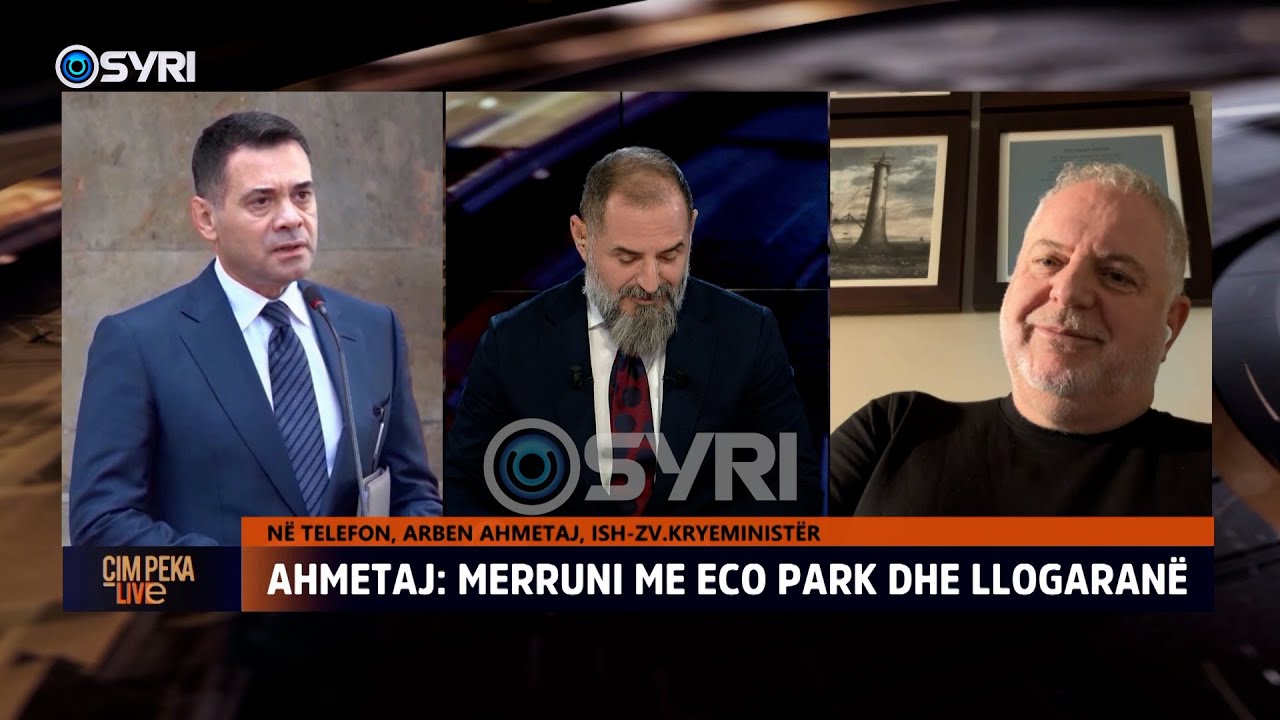 E PLOTË/ Arben Ahmetaj telefonon papritmas live në emision, debate me Baton Haxhiun