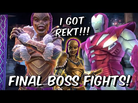 Jabari Panther & Silver Centurion Final Boss Fights - SHE REKT ME!!! - Marvel Contest of Champions
