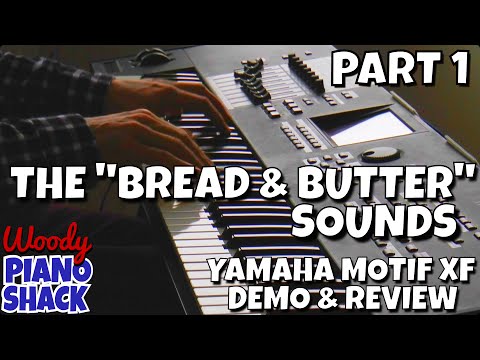 Yamaha MOTIF XF Demo & Review Part 01 - "Bread & Butter" keyboard sounds