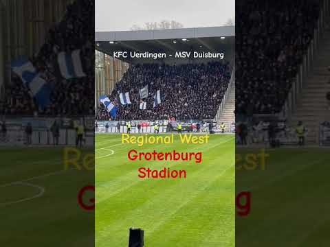 KFC Uerdingen - MSV Duisburg Regionalliga West Grotenburg Stadion Krefeld #youtubeshorts Teil 1