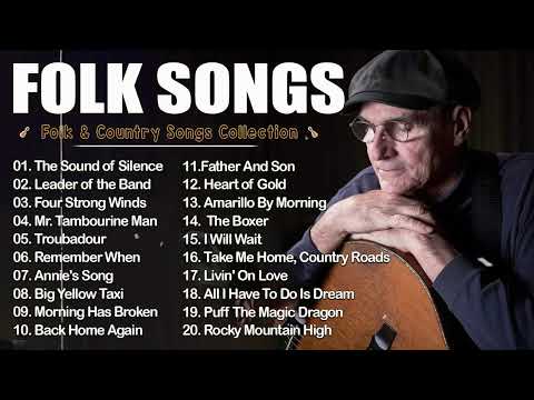 Beautiful Folk Songs 🍃Folk & Country Songs Collection 🌾 Best Folk Songs Of All Time