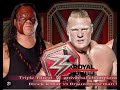 Story of Kane vs Brock Lesnar | Royal Rumble 2018 (HD)