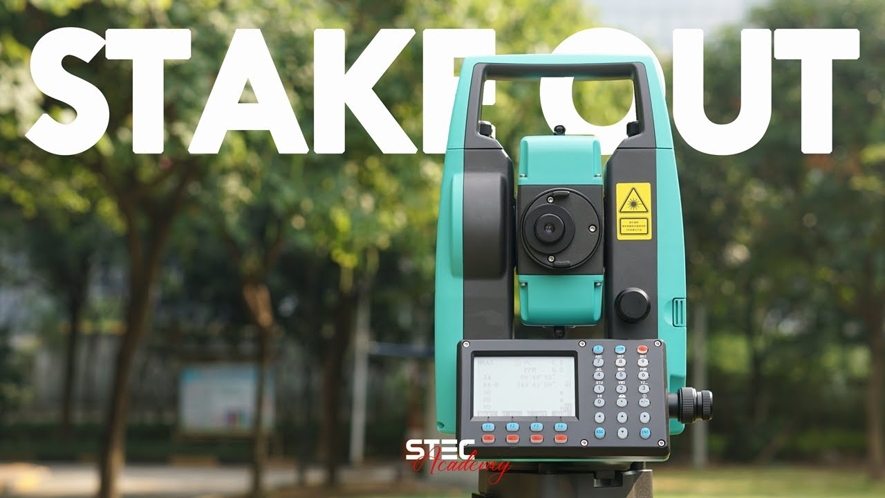 STEC AXIS1 Total Station Tutorials | Surveying Stake Out #totalstation #stakeout
