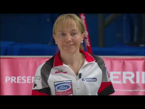 #wwcc2016 "The rock is effed!" Amy Nixon's (non) hog line violations in Carey (CAN) vs Brown (USA)