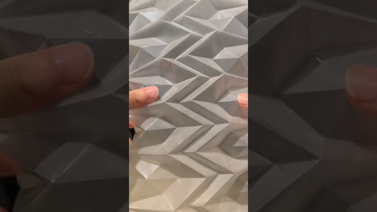 Folding a translucent sheet into a lampshade. Origami; Lampshade