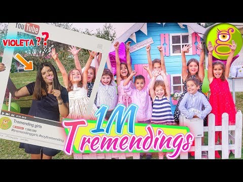 ¡FIESTA SORPRESA del MILLÓN de SUSCRIPTORES! ¡Violeta muestra SU CARA!