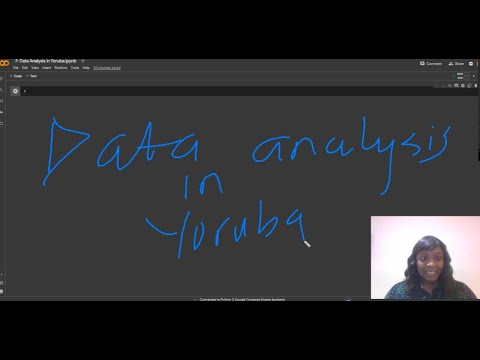 Data Analysis in Yoruba (Part 1)
