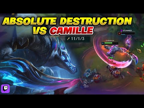ABSOLUTE DESTRUCTION Vs Camille | Renekton Vs Camille | Twitch VOD #10