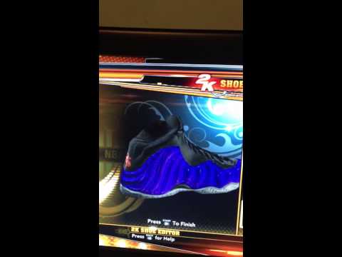 How to make the Phoenix Sun Foamposites on NBA 2K13